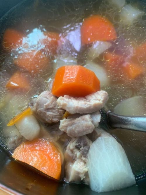 青红萝卜排骨汤