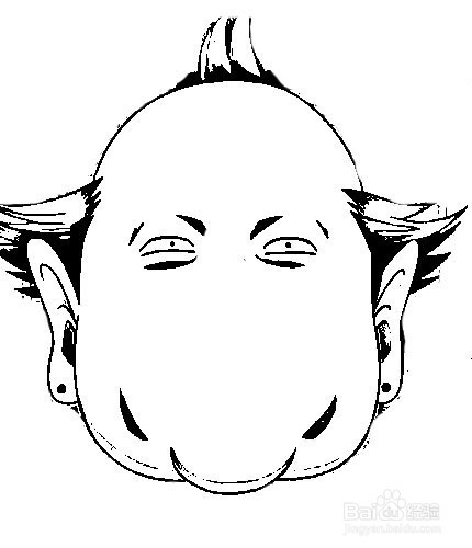 简笔画-如何画q版人物银魂斗梦的简笔画