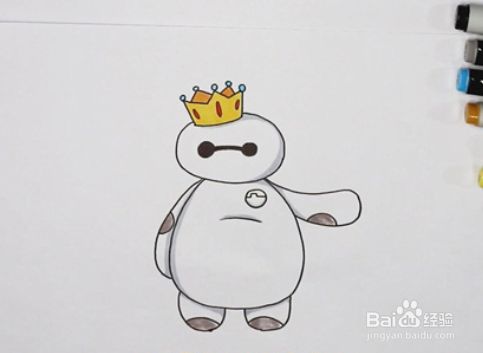 大白的简笔画怎么画