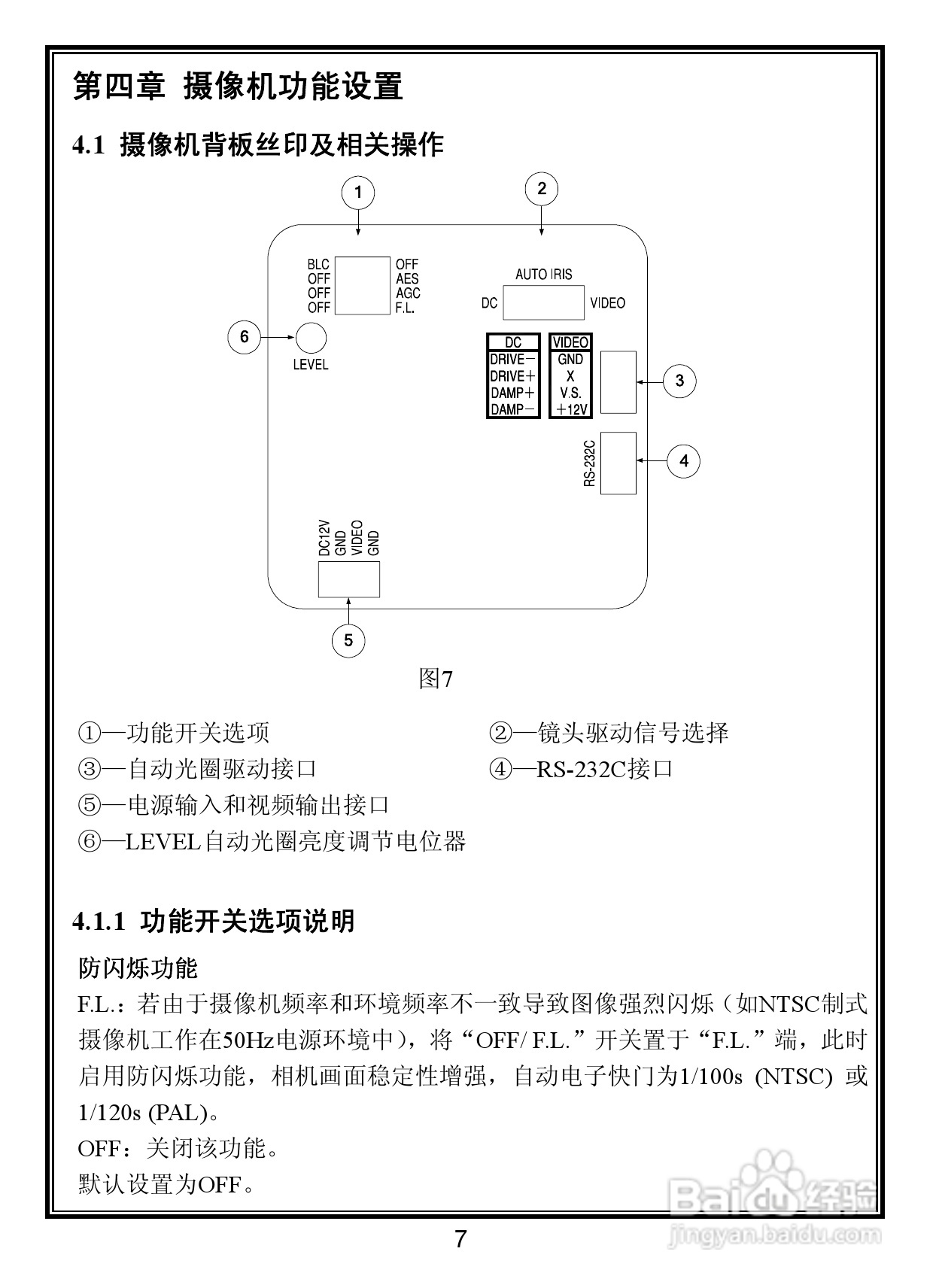 v5411-a2系列室内彩色固定半球摄像机说明书