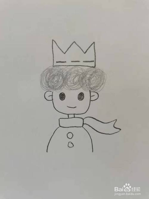 超简单的小王子怎么画