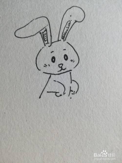 萌萌哒小兔子怎么画