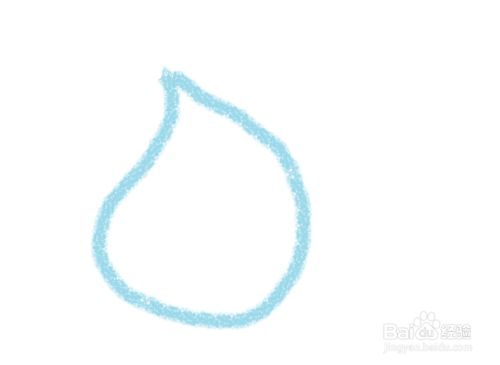 简笔画如何画一滴水滴?