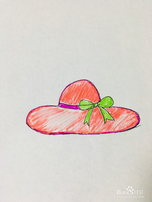 幼儿简笔画:好看的帽子画法