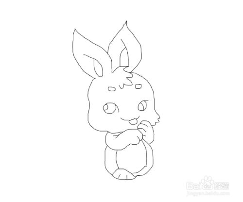 小兔子如何画