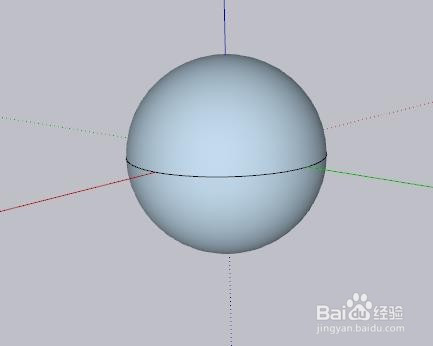 sketchup如何画圆球