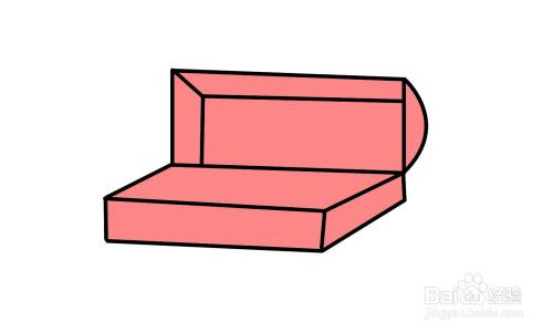 如何画出一个文具盒简笔画?