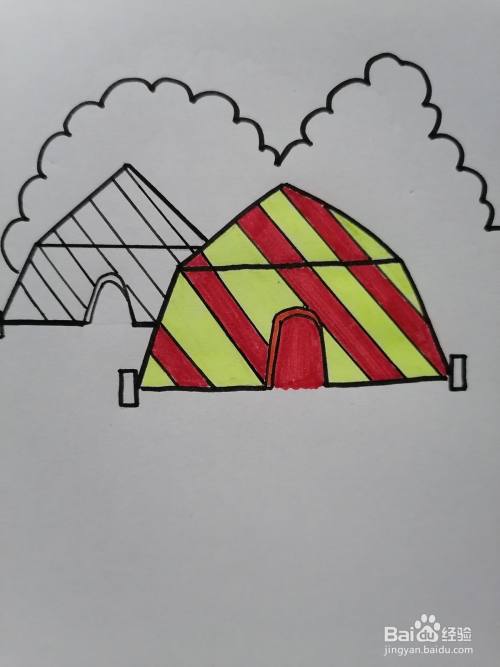 野营帐篷怎么画
