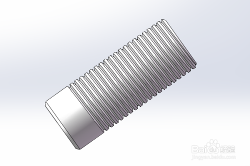 solidworks如何建模外螺纹