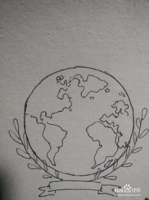 怎么画世界地球日简笔画