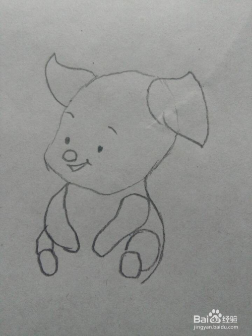 简笔画——快速画出卡通猪宝宝