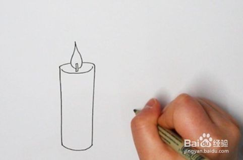 蜡烛的简笔画怎么画