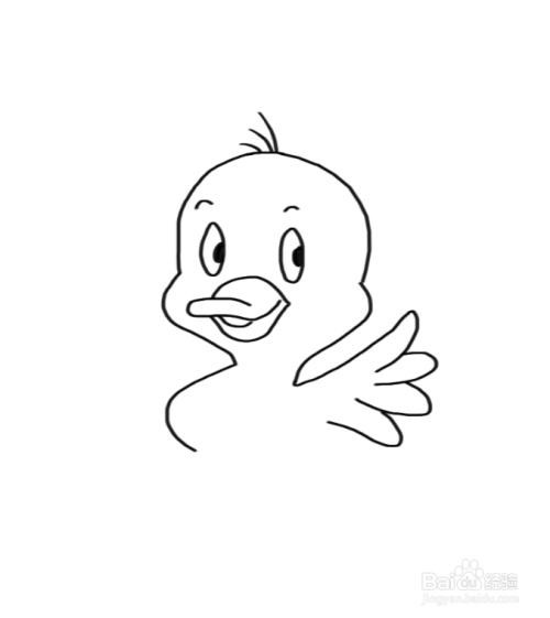 简笔画:怎么画小黄鸭