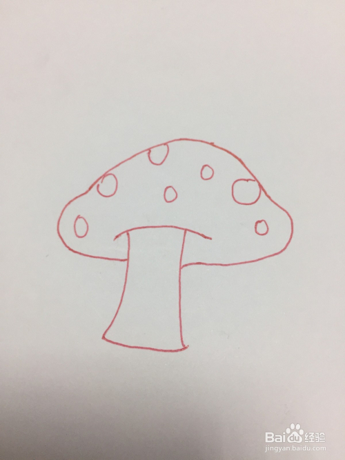 简笔画:蘑菇的画法