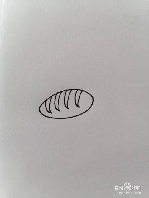 面包简笔画怎么画