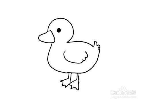 如何画一只"小鸭子?