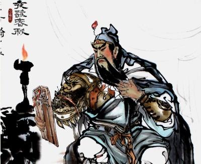 夜に春秋を読む 夜读春秋 関羽（関二爷）、中国画、水墨画、三国志の歴史人物 関羽 関公 赤兎馬 人物中国画 三国志の人物 歴史 水墨画 - メルカリ