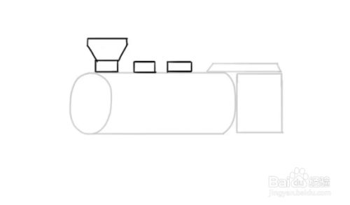 如何绘制老式蒸汽机火车头