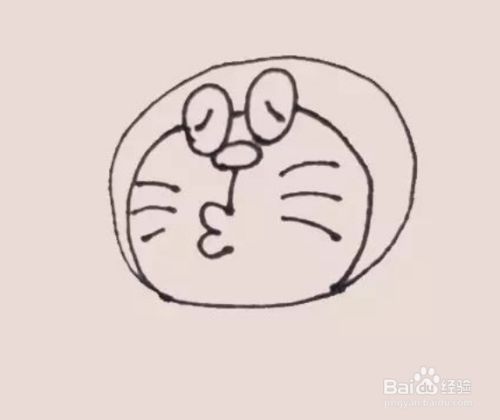 哆啦a梦怎么画