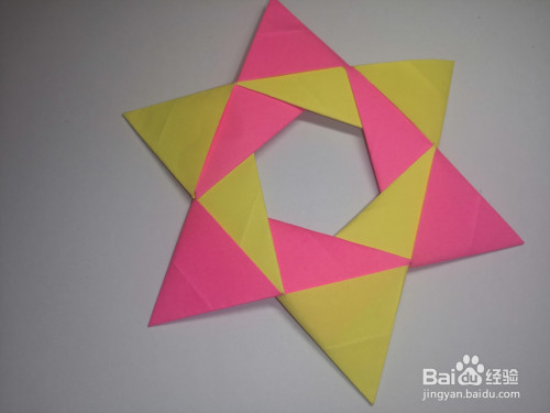 好久不见#折纸:六角飞镖折纸的折法