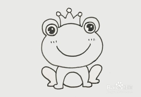简笔画系列-简笔青蛙的画法