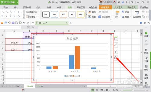 wps excel如何根据表格画柱形图