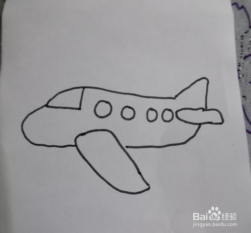 玩具小飞机的画法