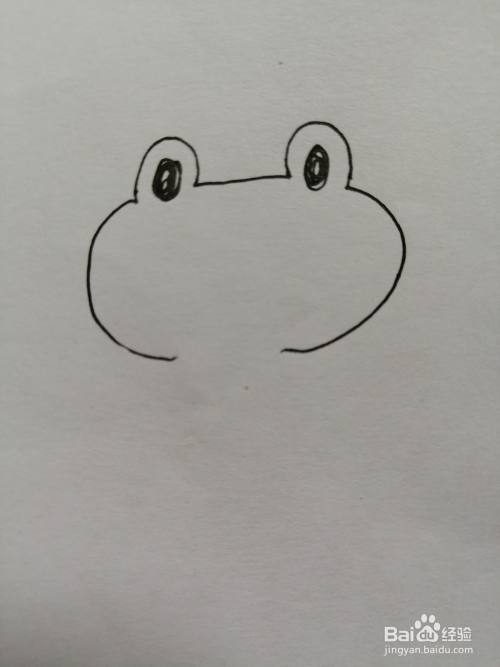 可爱的小青蛙怎么画