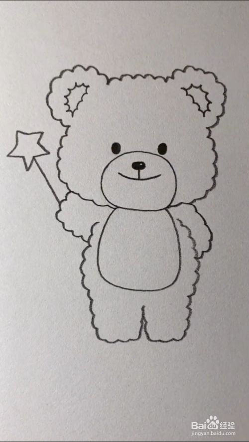 如何画小熊?
