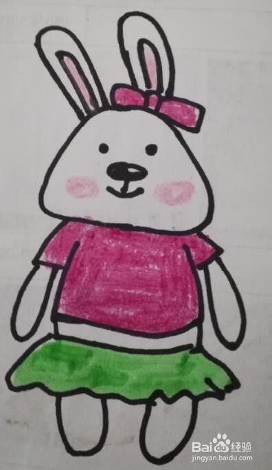 本期讲解:如何简单几笔就能画出小兔子,仅供学习和交流 喜欢画画的