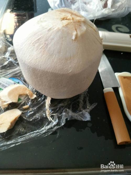 买的椰子怎么插管