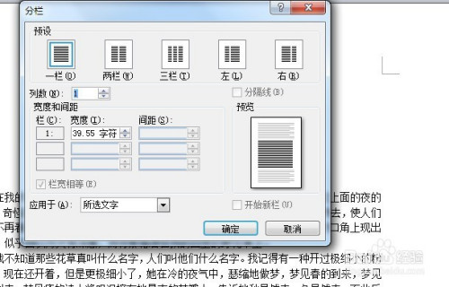 word怎样为文本文档分栏