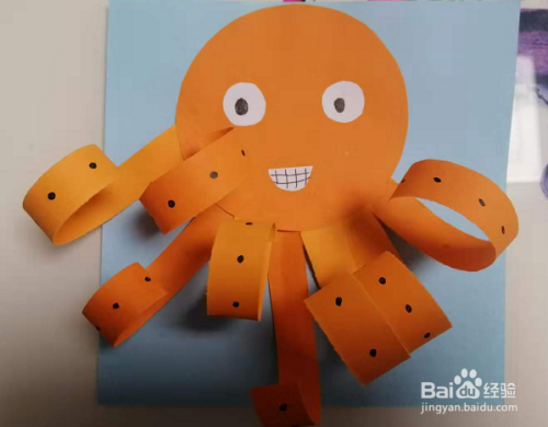 幼儿园简单的手工制作-小章鱼