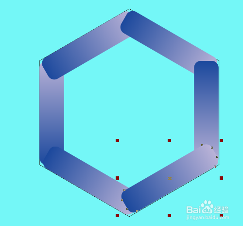 coreldraw如何用矩形制作六边形