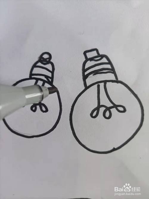 电灯的简笔画怎么画?