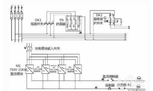 关于小区直流充电桩的电气原理介绍