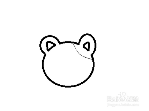 如何画小猫咪表情包的简笔画