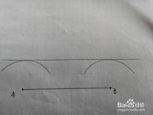 如何利用作图法画已知直线的平行线
