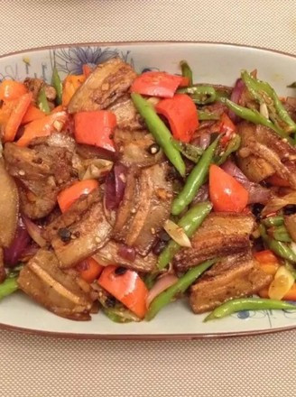 如今多数四川家庭都能将猪肉加豆豉烹制成"回锅肉",且很受客人好评.
