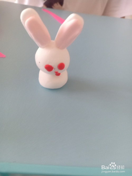 轻粘土制作简单又可爱的兔子