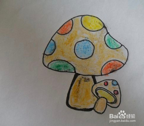 怎么画蘑菇的简笔画?