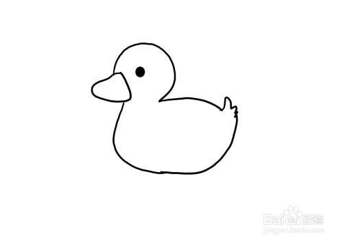 如何画一只"小鸭子?
