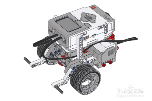 如何使用《ev3》搭建超声波智能感应小车