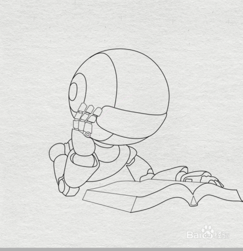 简笔画--如何画自主学习的机器人