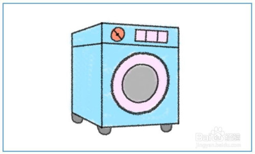 家电器洗衣机简笔画