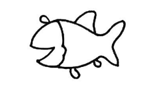 怎么画漂亮的小鱼简笔画