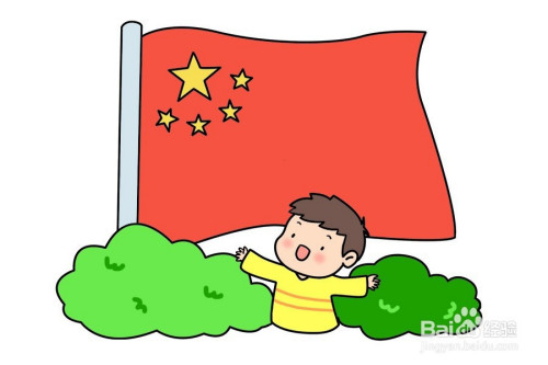 关于国庆节的简笔画