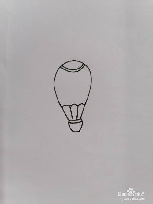 热气球简笔画怎么画
