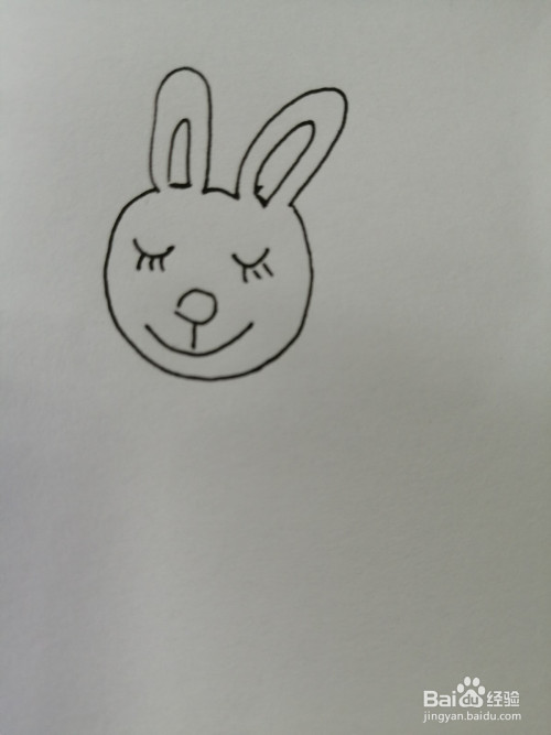 简笔画可爱的小兔子怎么画