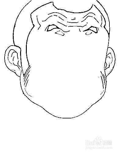 简笔画-如何画q版人物石纪元曼特尔的简笔画